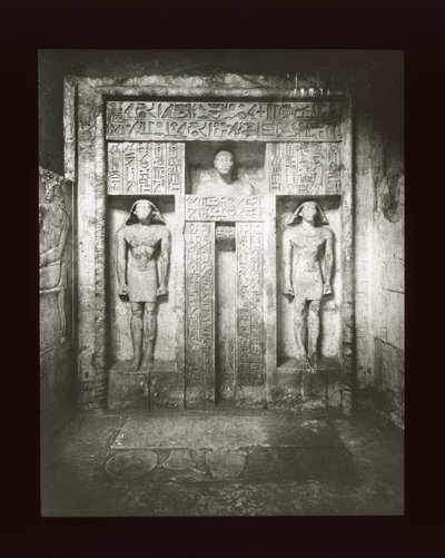 Chapel of the Tomb of Nefer-Seshem-Ptah, Sakkara, 6th Dynasty by American Photographer